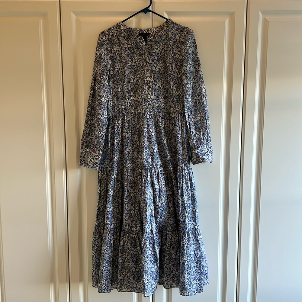 J Crew Liberty fabric dress